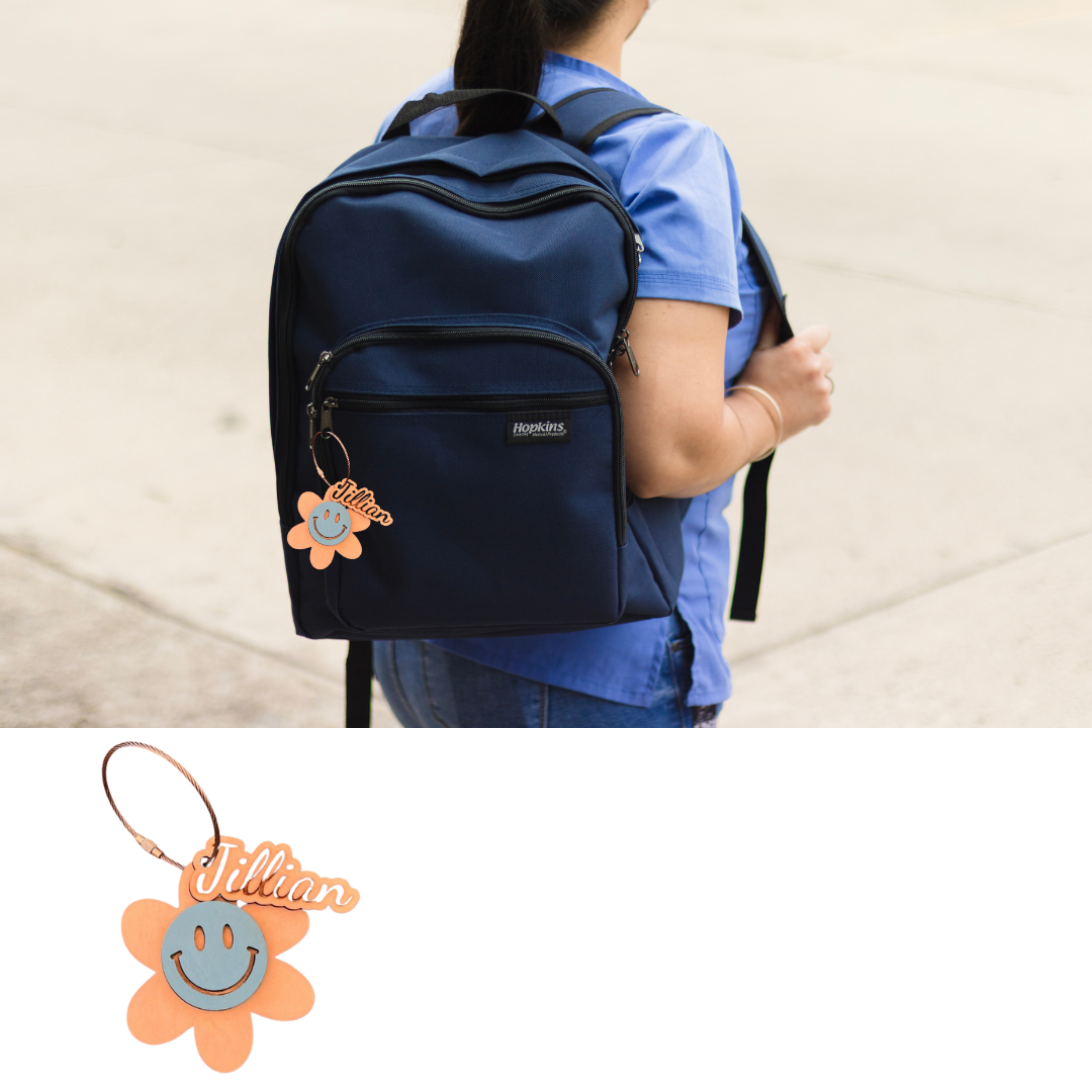 Bag Tag: Daisy 1 (Wood)