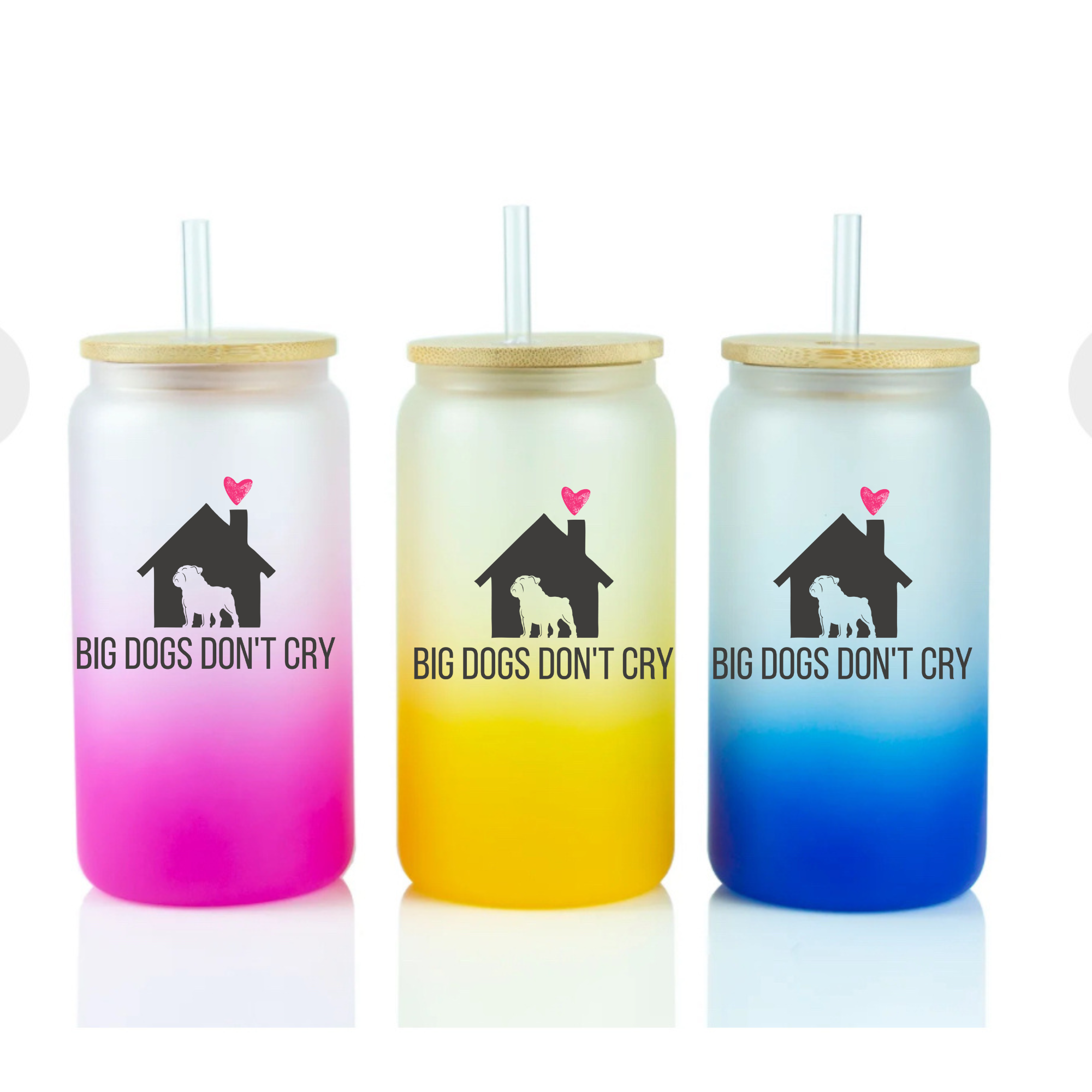 16oz SUBLIMATABLE GRADIENT GLASS CAN TUMBLERS - CUSTOM