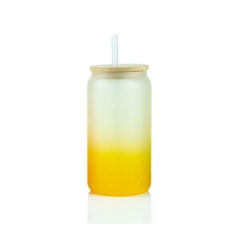 16oz SUBLIMATABLE GRADIENT GLASS CAN TUMBLERS - CUSTOM