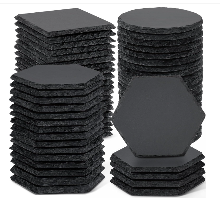 Notre Dame “Fighting Irish” Engraved Slate Coaster – 4×4" Laser Etched Barware